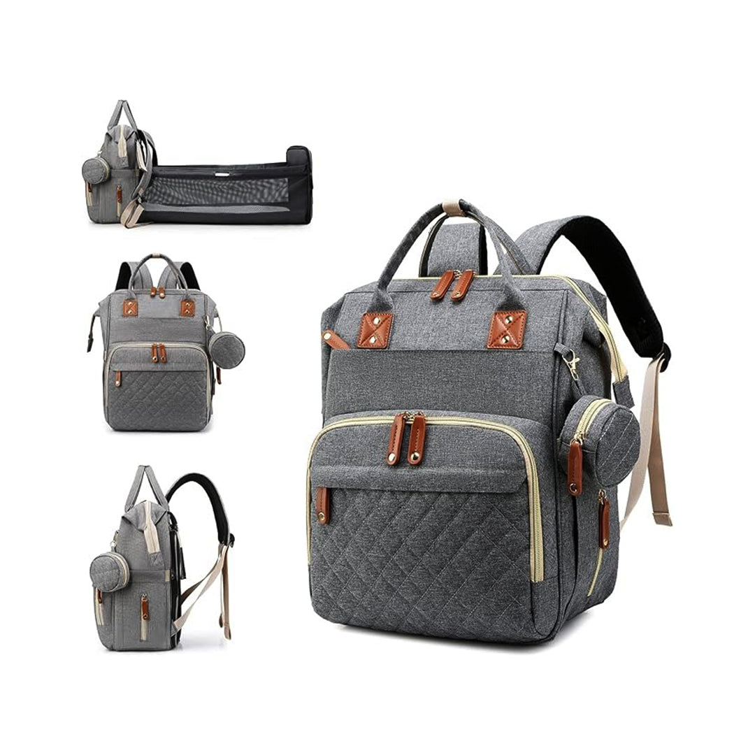 Lamroro  – Unisex Baby Diaper Bag Backpack – Multifunction Baby Changing Bag