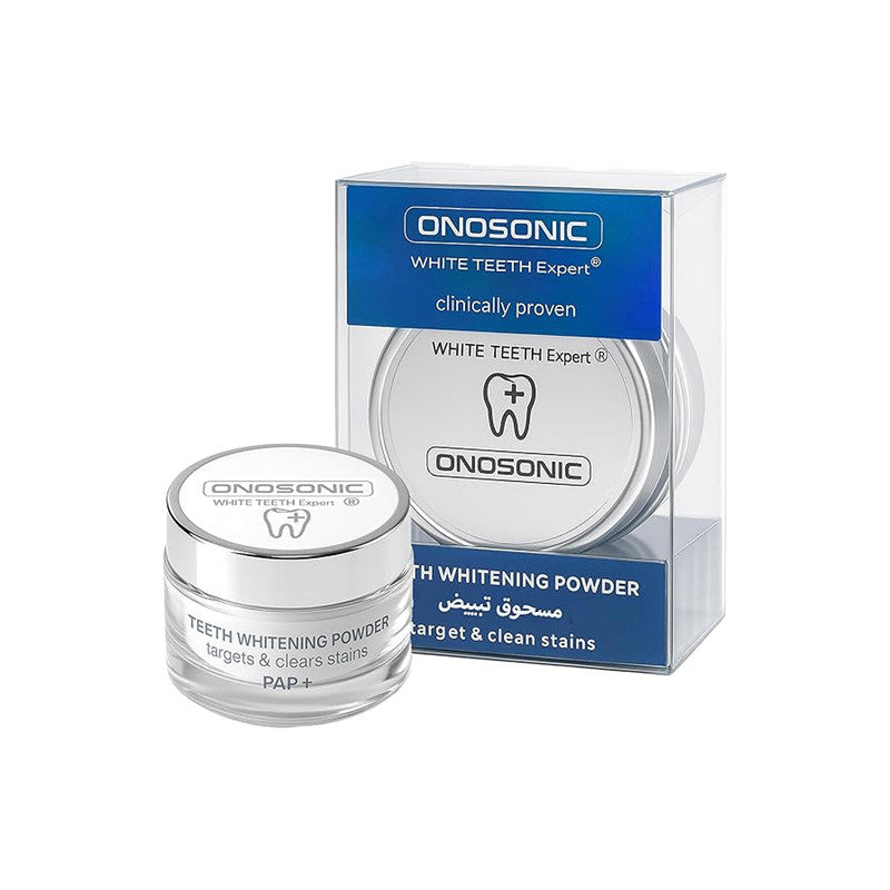 ONOSONIC White Teeth Expert® Whitening Powder – Professional PAP+ Formula