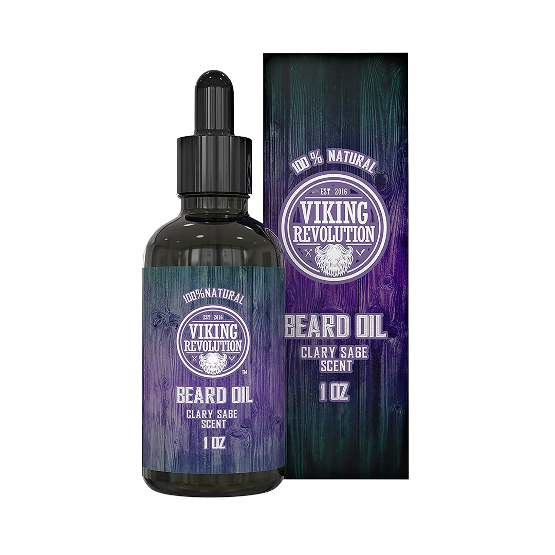 Viking Revolution Beard Oil – Clary Sage Scent