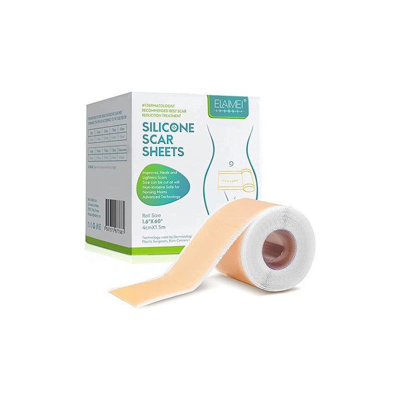 Wifamy Silicone Scar Sheets (1.6'' x 60'' Roll) – Medical-Grade Scar Management