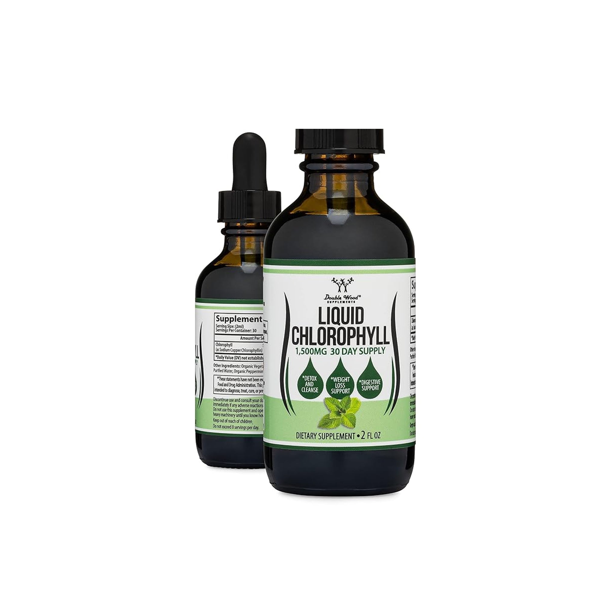 Chlorophyll Liquid Drops Peppermint – Vegan Herbal Supplement for Wellness & Skin Health