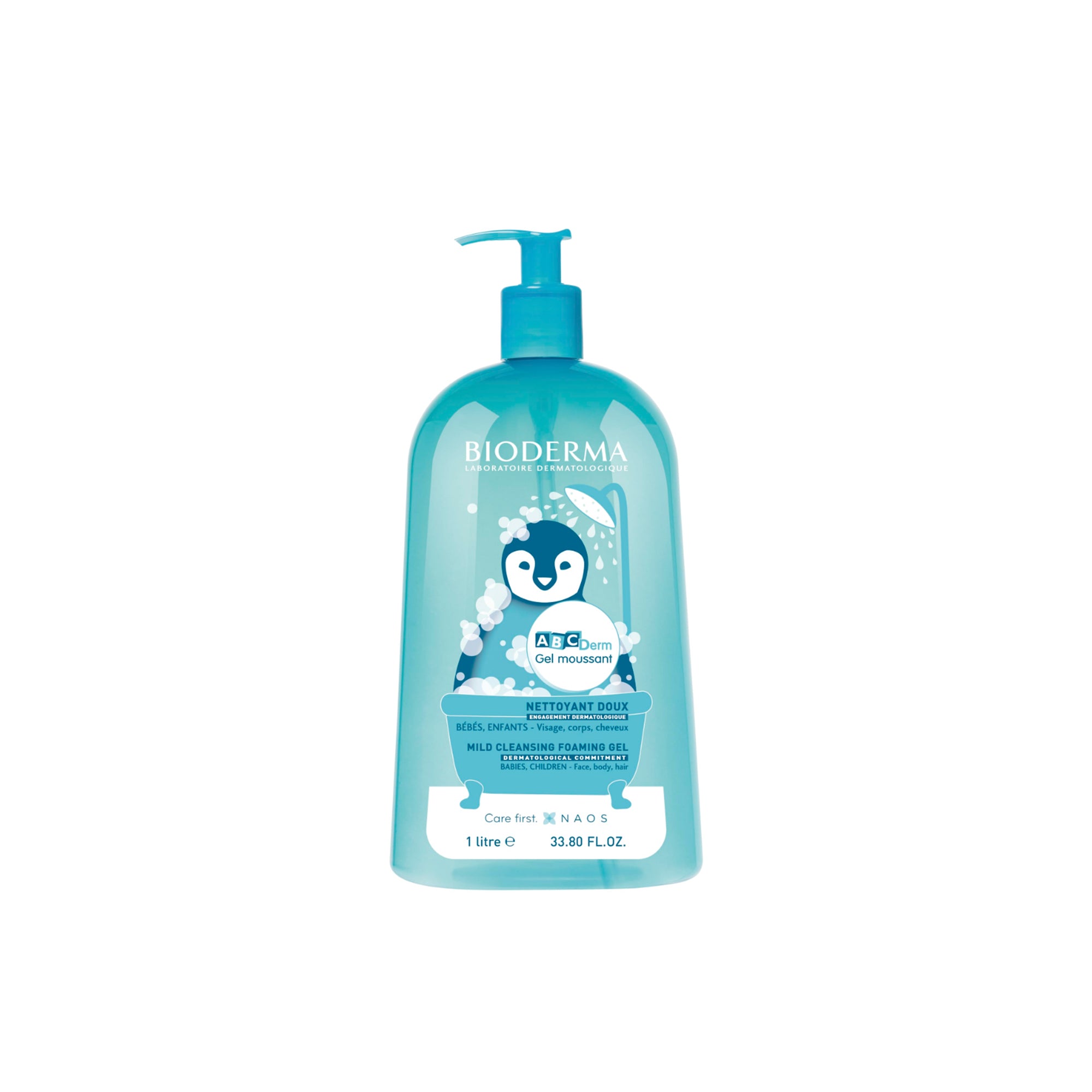 Bioderma ABCDerm Foaming Gel Baby Wash Gentle Cleanser for Delicate Skin of Children