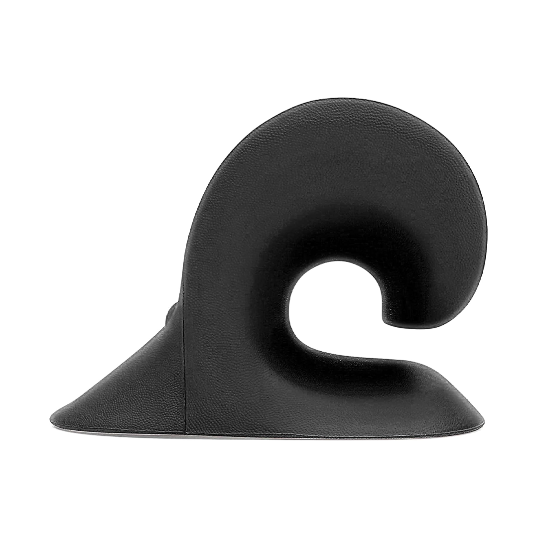 Ergonomic Cervical Traction Neck Relaxer Pillow Black