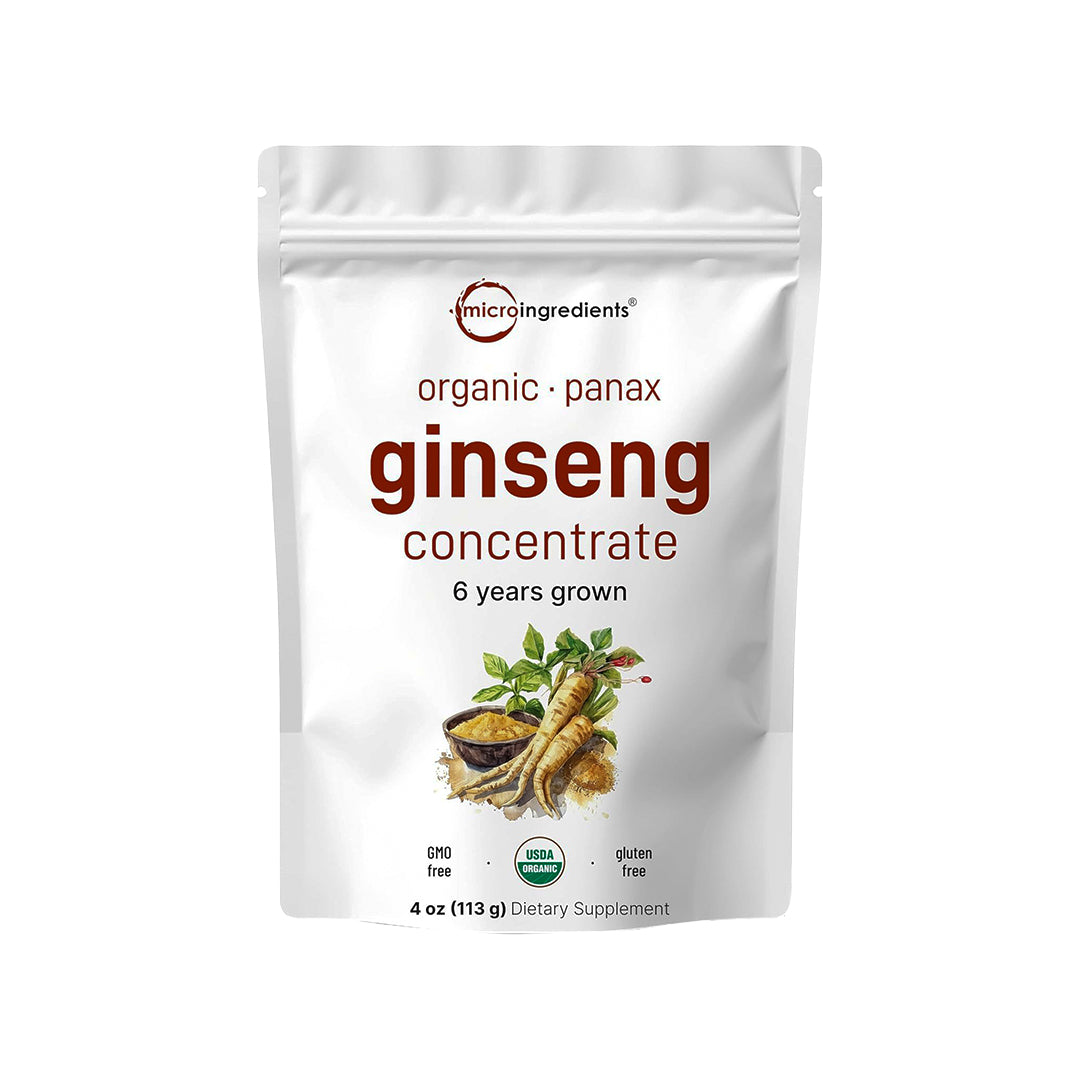 Organic Panax Ginseng Concentrate Powder (200:1) – 4 oz