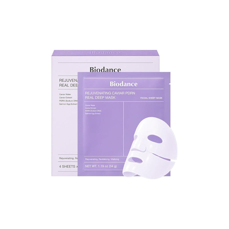 BIODANCE Rejuvenating Caviar PDRN Real Deep Mask – The "Luxury-Lifting" Hydrogel