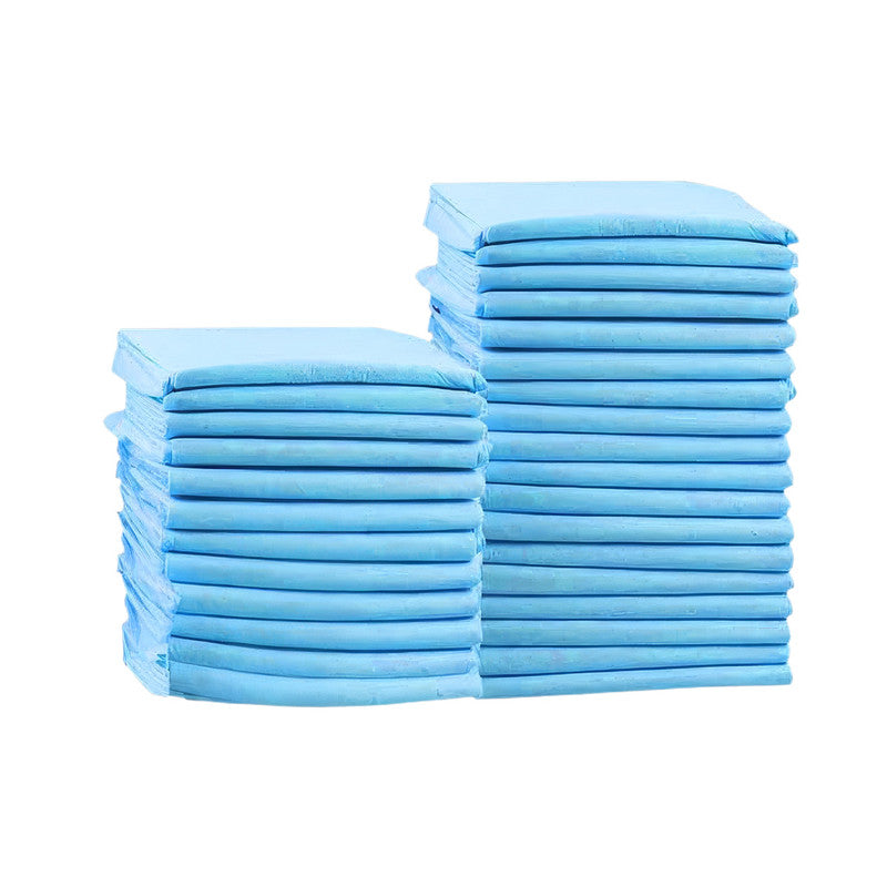 SKY-TOUCH 50 Pieces Baby Disposable Changing Mats,Waterproof Baby Changing Pads, 45x60cm M-Size, Highly Absorbent Leakproof Changing Pad Baby, Ultra soft Diaper Changing Mat Underpads for Baby,Blue