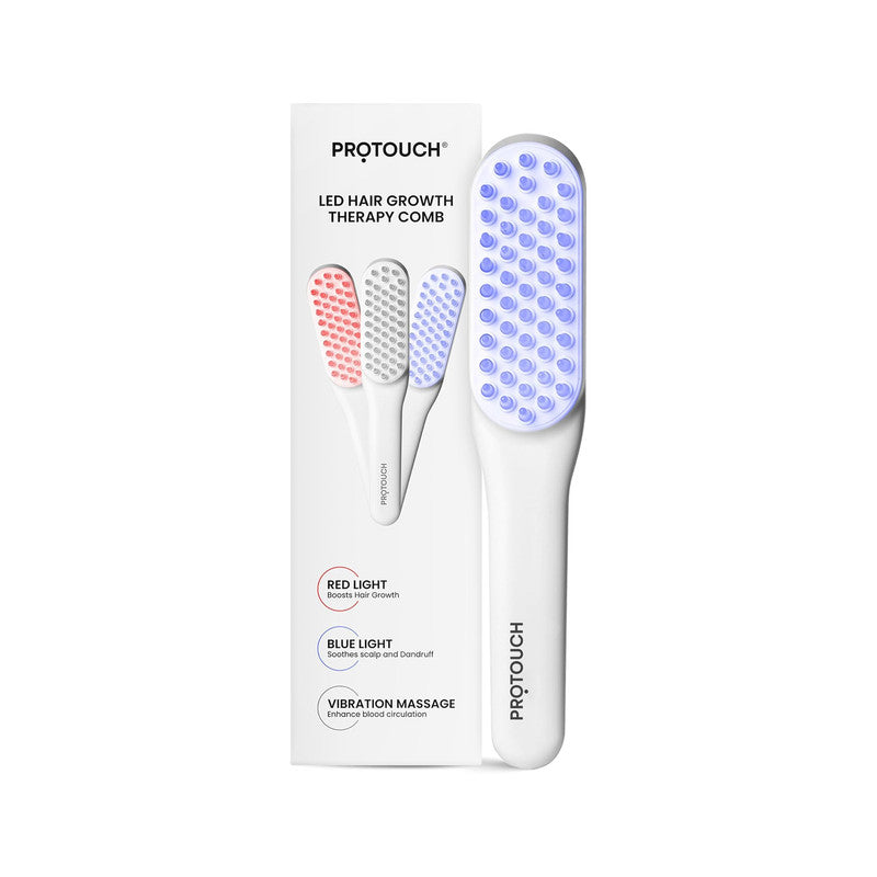 PROTOUCH LED Hair Therapy Comb – The "Dual-Light" Scalp Regenerator