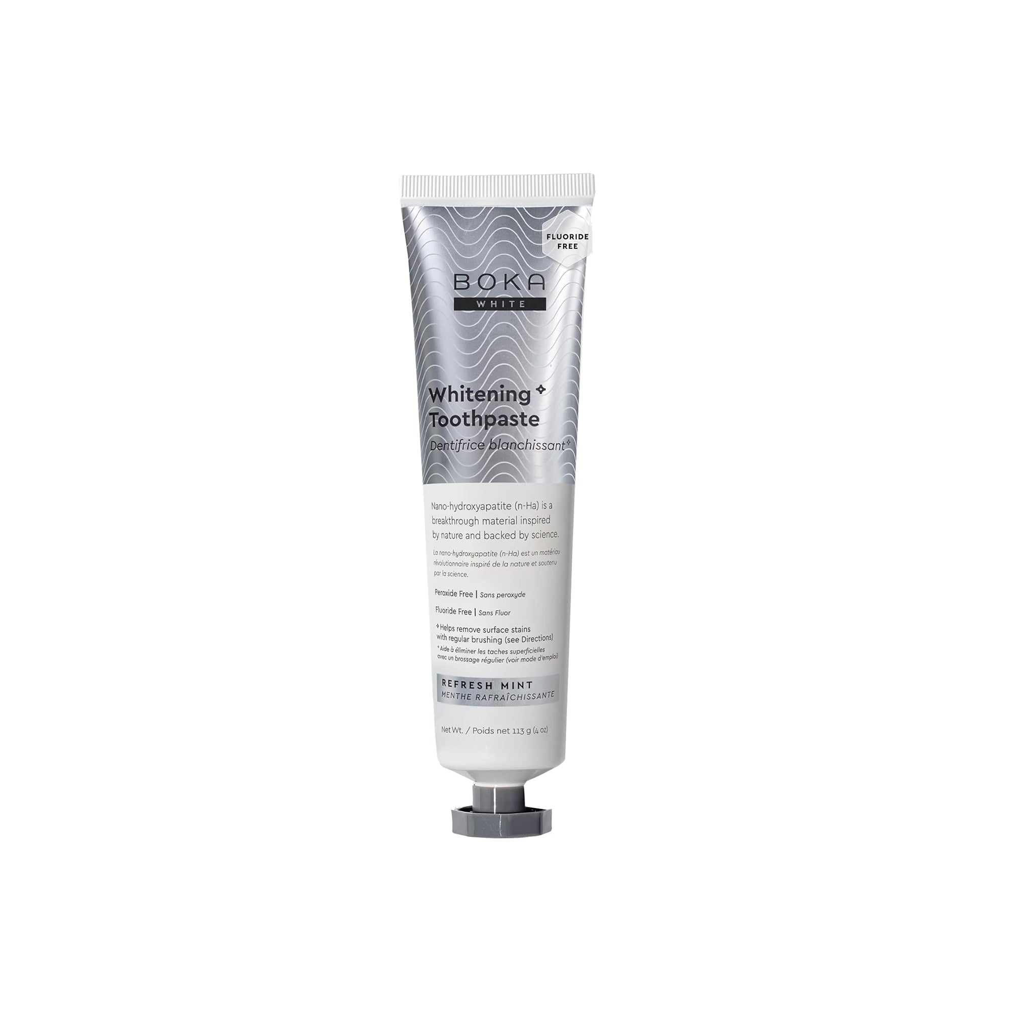 Boka Fluoride-Free Nano Hydroxyapatite Toothpaste – Whitening & Sensitive Teeth, 4oz