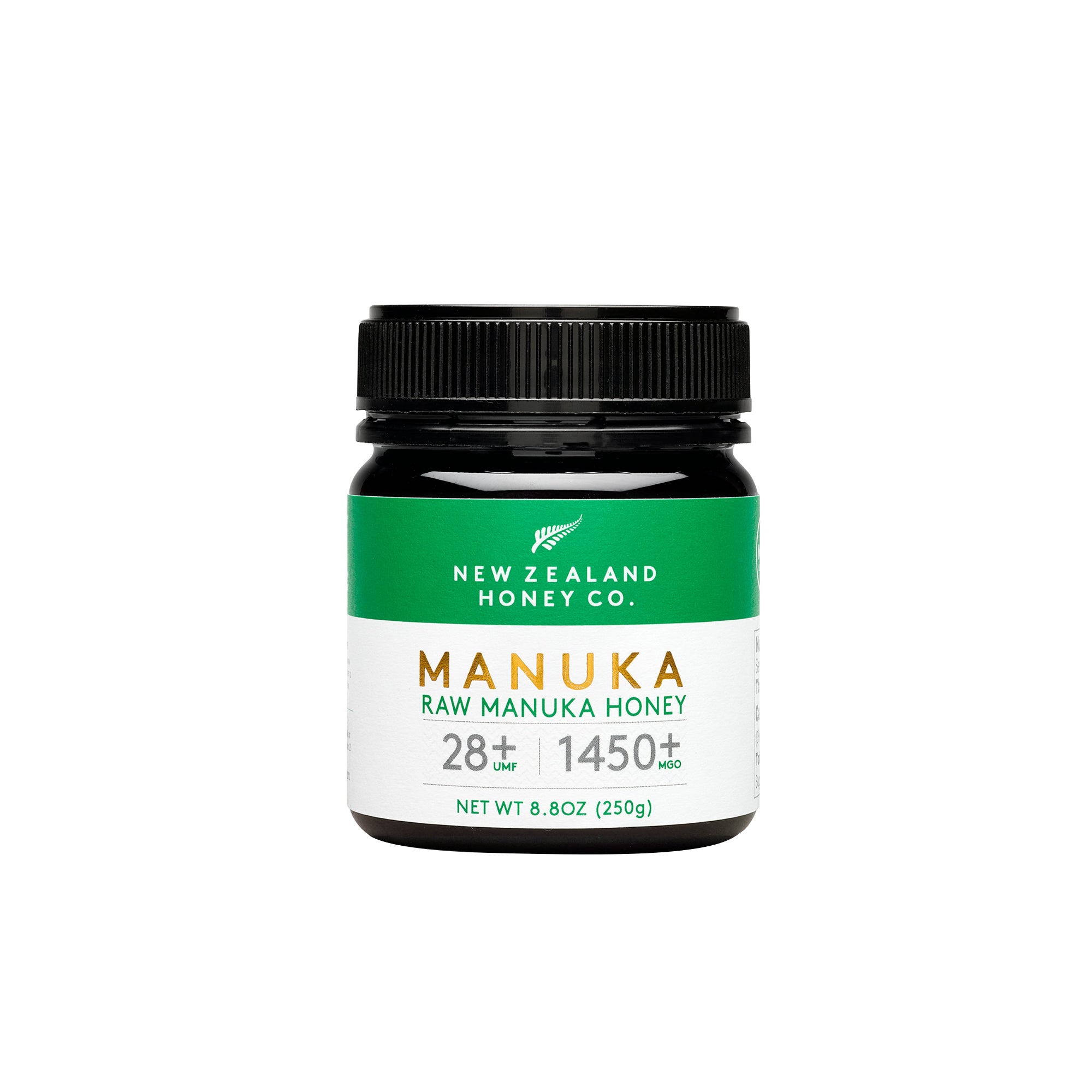 New Zealand Honey Co Raw Manuka Honey UMF 28 MGO 1450 Certified Pure 250g