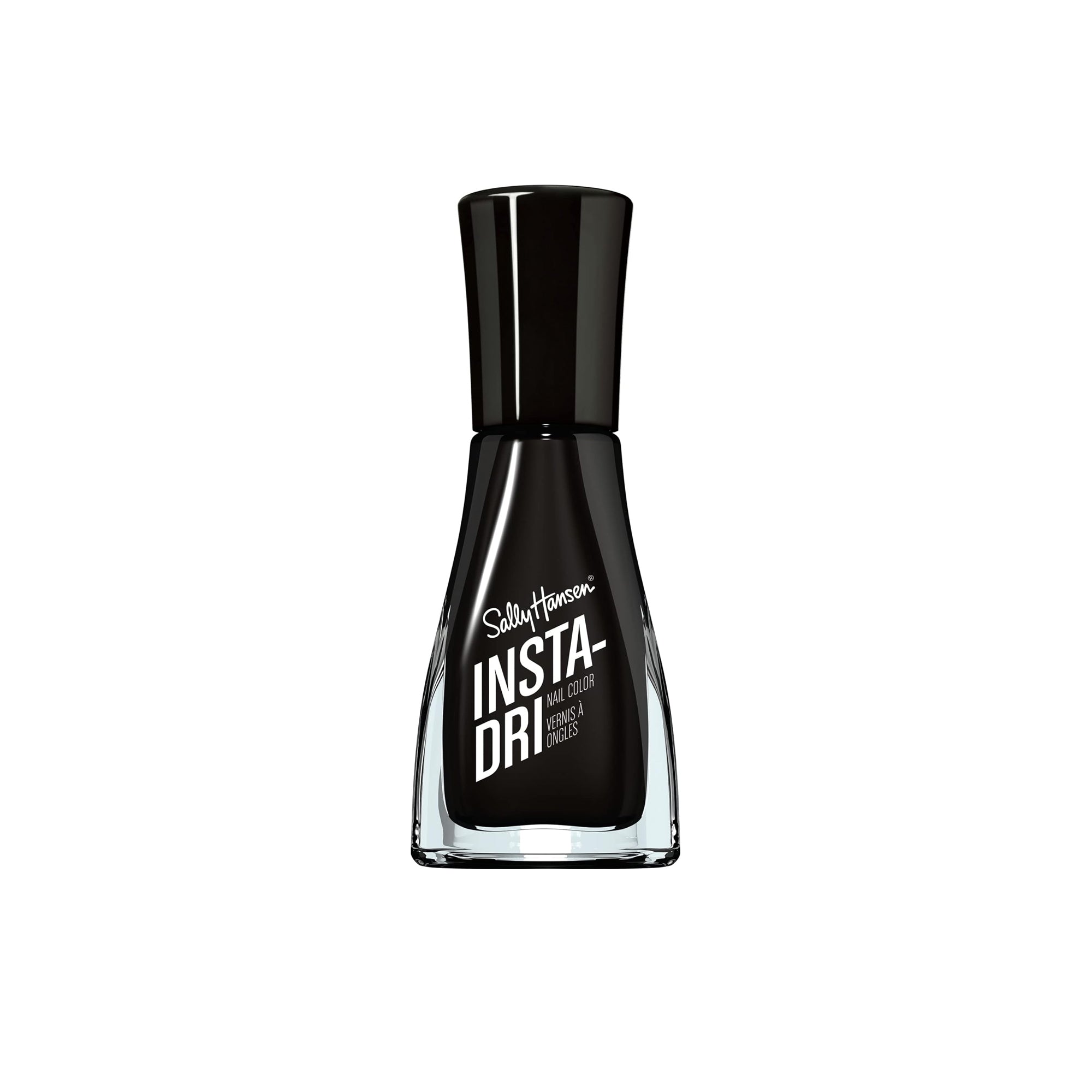 Sally Hansen Insta-Dri Nail Polish – Fast Dry Black Shade, 0.31 fl oz