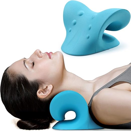 Ergonomic Cervical Traction Neck Relaxer Pillow