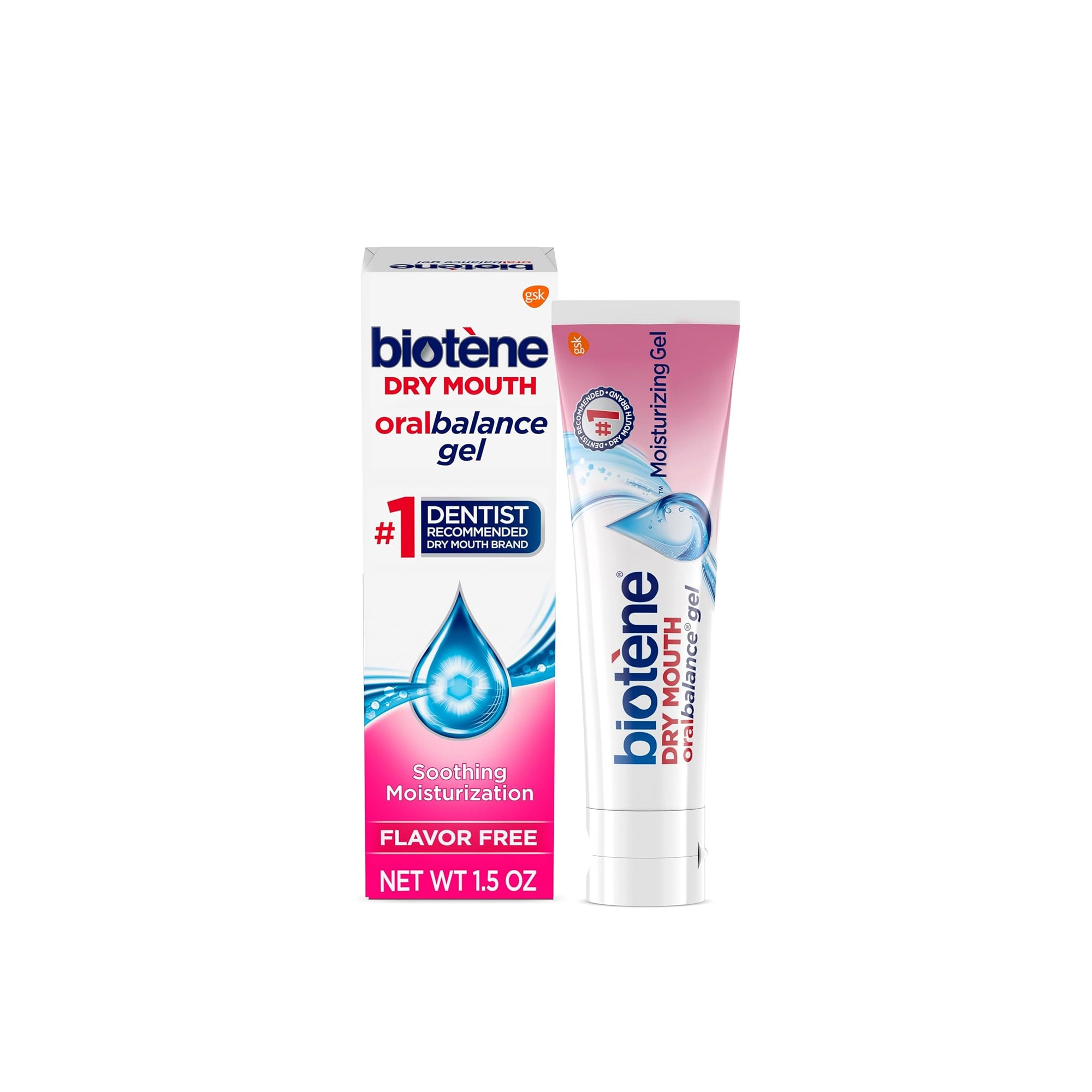Biotene Oral Balance Moisturizing Gel – Alcohol-Free Dry Mouth Relief, 1.5oz