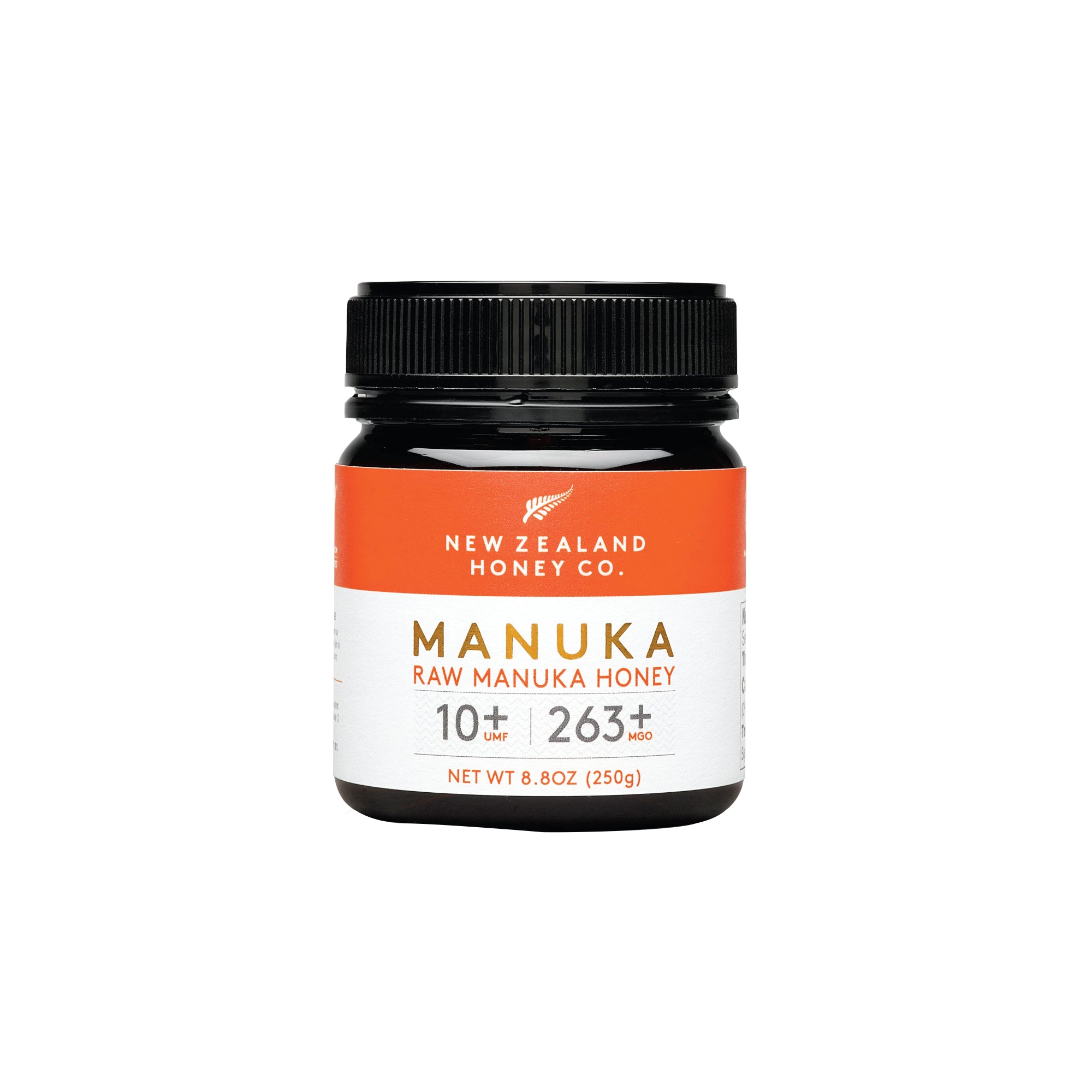 New Zealand Honey Co Raw Manuka Honey UMF 10 MGO 263 Certified Pure 250g