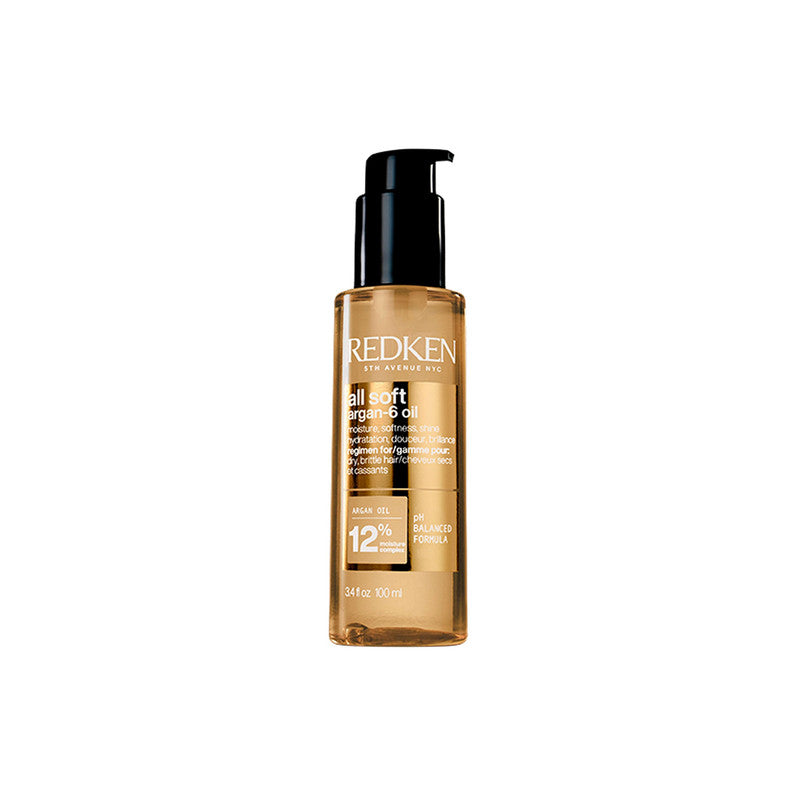 Redken All Soft Argan 6 Oil Treatment for Dry Hair 100ml
