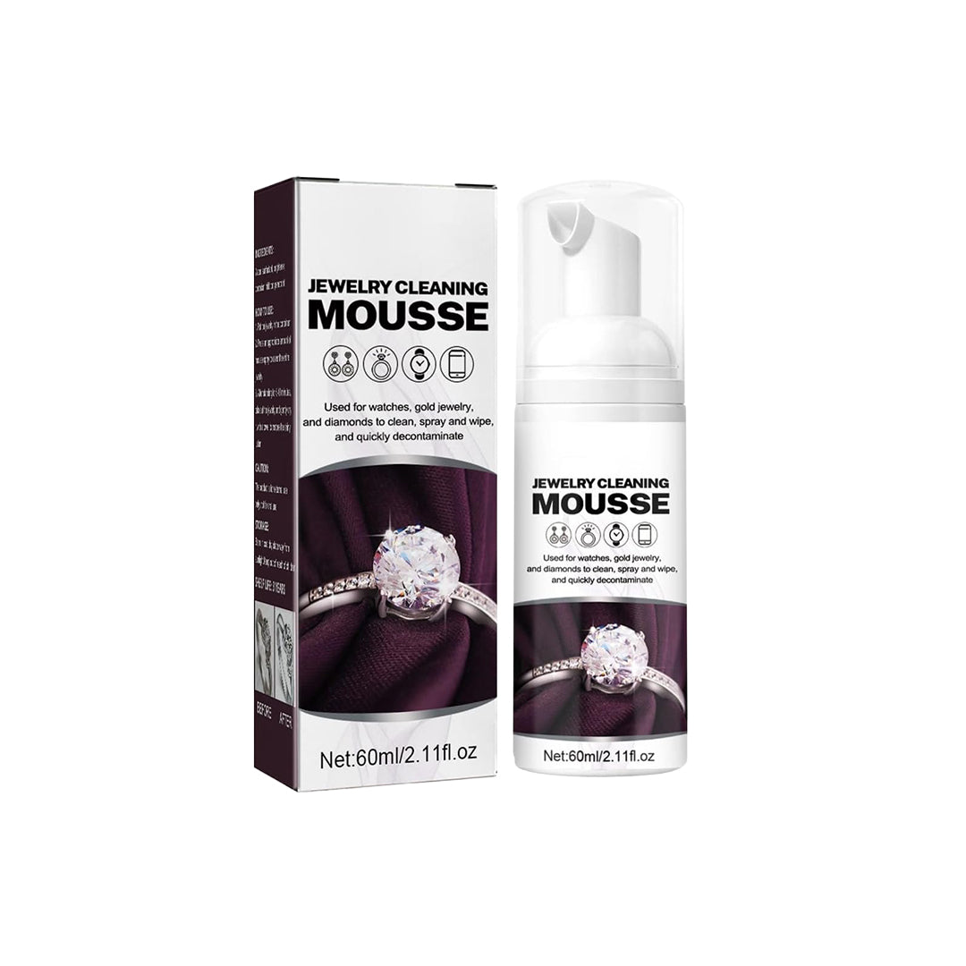Jewelry Cleaning Mousse – 60ml Liquid Jewellery Cleaner with Cloth