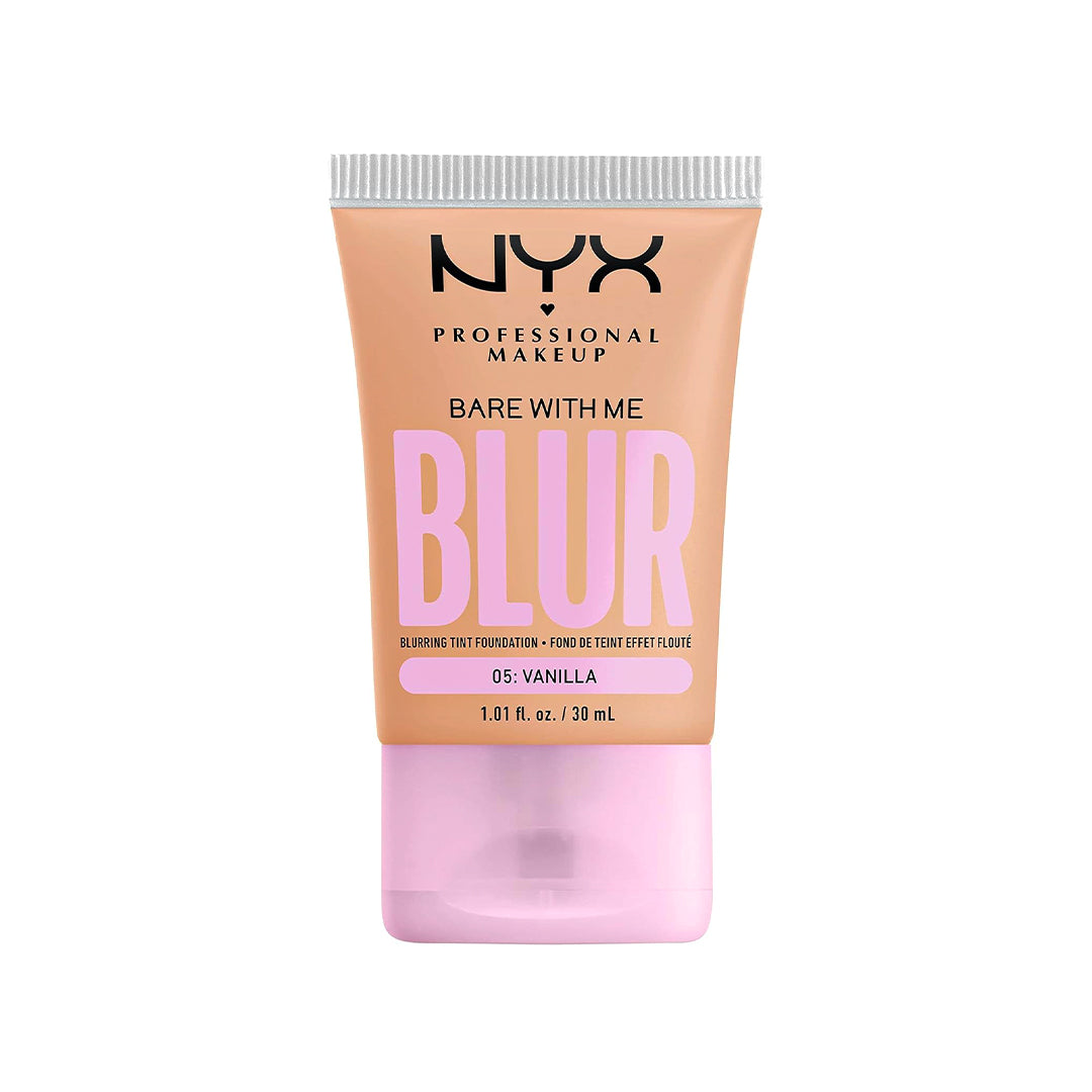 NYX Professional Makeup Bare With Me Blur Tint Matte Foundation - Vanilla (Vegan, Lightweight and Fade & Transfer-Resistant)