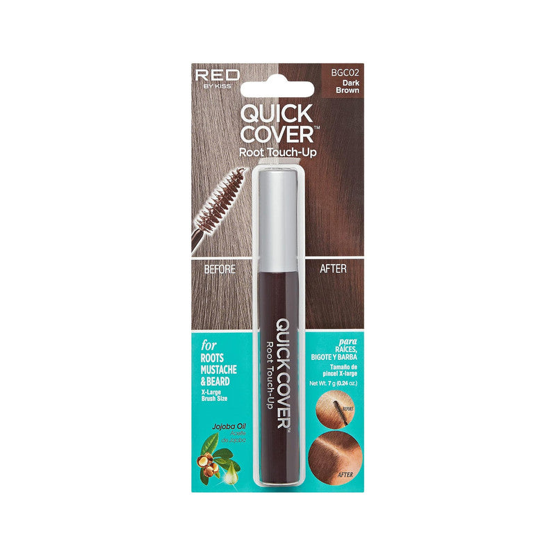 Kiss Quick Cover Gray Hair Touch Up (Dark Brown, 7g) – The "Lipstick-Style" Root Eraser