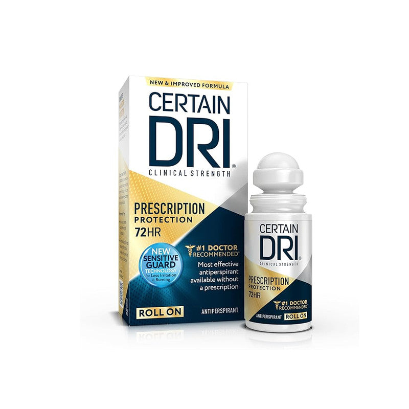 Certain Dri Prescription Strength Clinical Antiperspirant – The "Gold Standard" for Hyperhidrosis