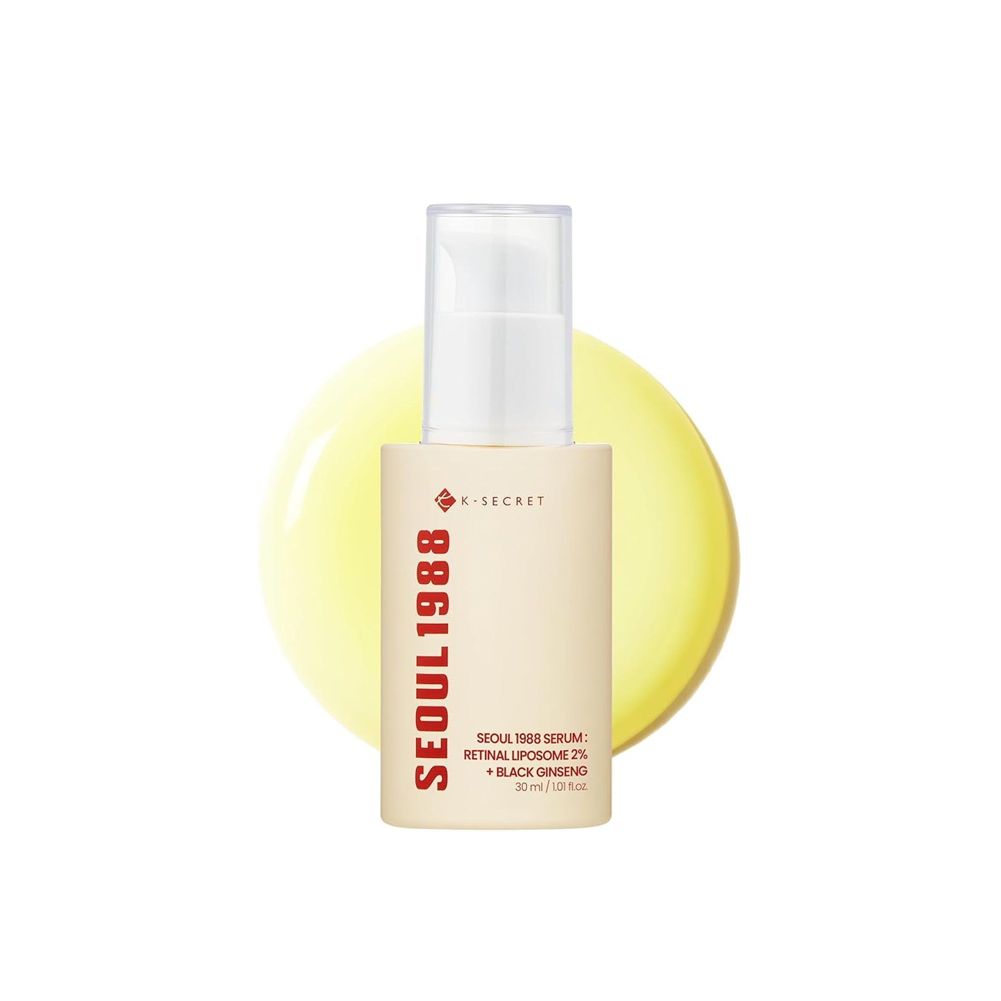 KSECRET SEOUL 1988 Retinal Serum 2% – Black Ginseng Anti-Aging Wrinkle Care 30ml