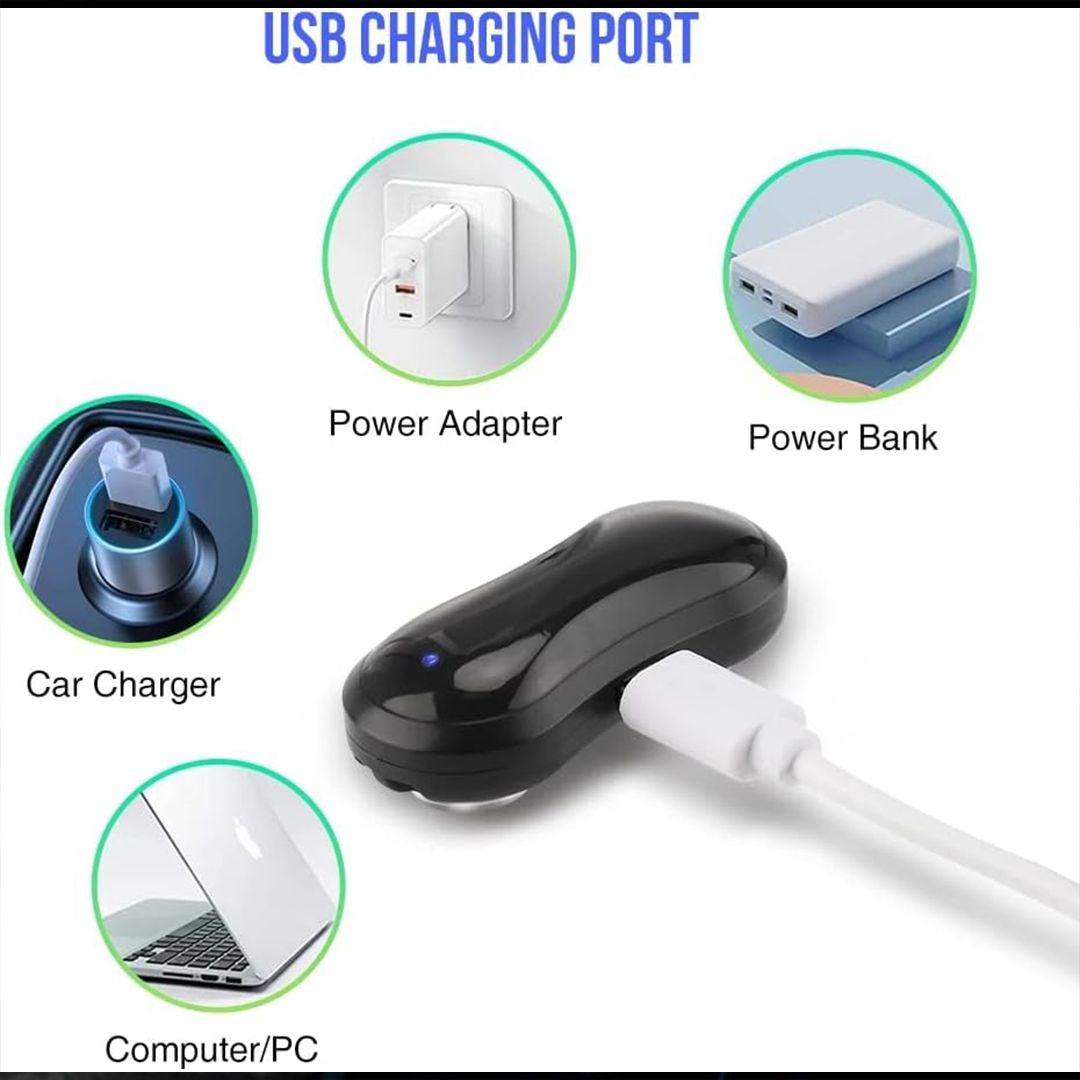 SYOSI Smart Snore Stopper Device Portable USB Pulse Assistance Anti-Snoring Sleep Aid