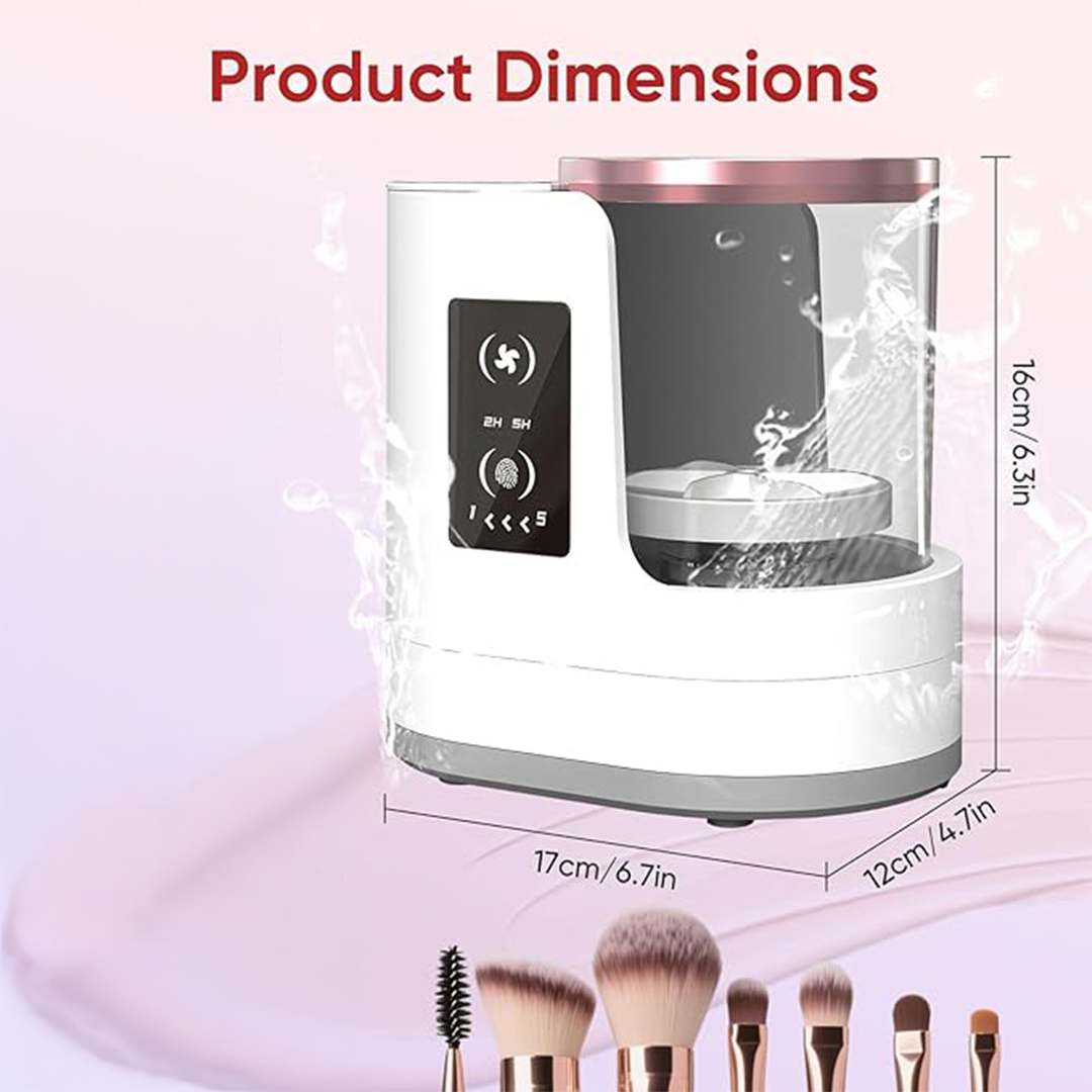 3-in-1 Electric Makeup Brush Cleaner & Dryer The "Hygienic Revolution" for Your Beauty Kit