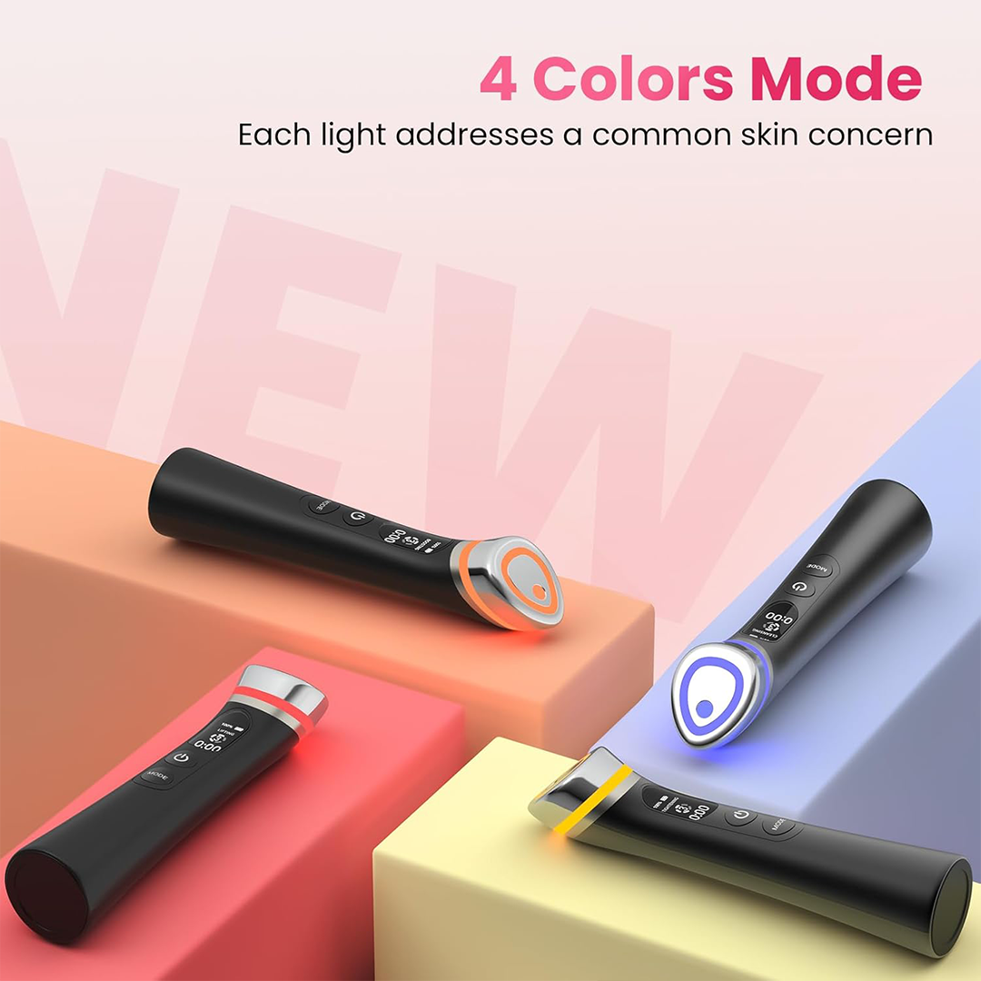 8-in-1 Face Lift Device ƒ?? LED Skin Tightening & Wrinkle Reduction Facial Massager
