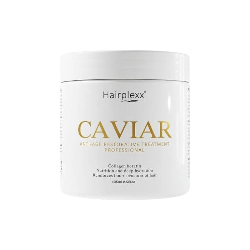 Hairplexx Caviar Hair Mask 1000ml Deep Repair Nourishing Hair Treatment for Dry Damaged and Frizzy Hair