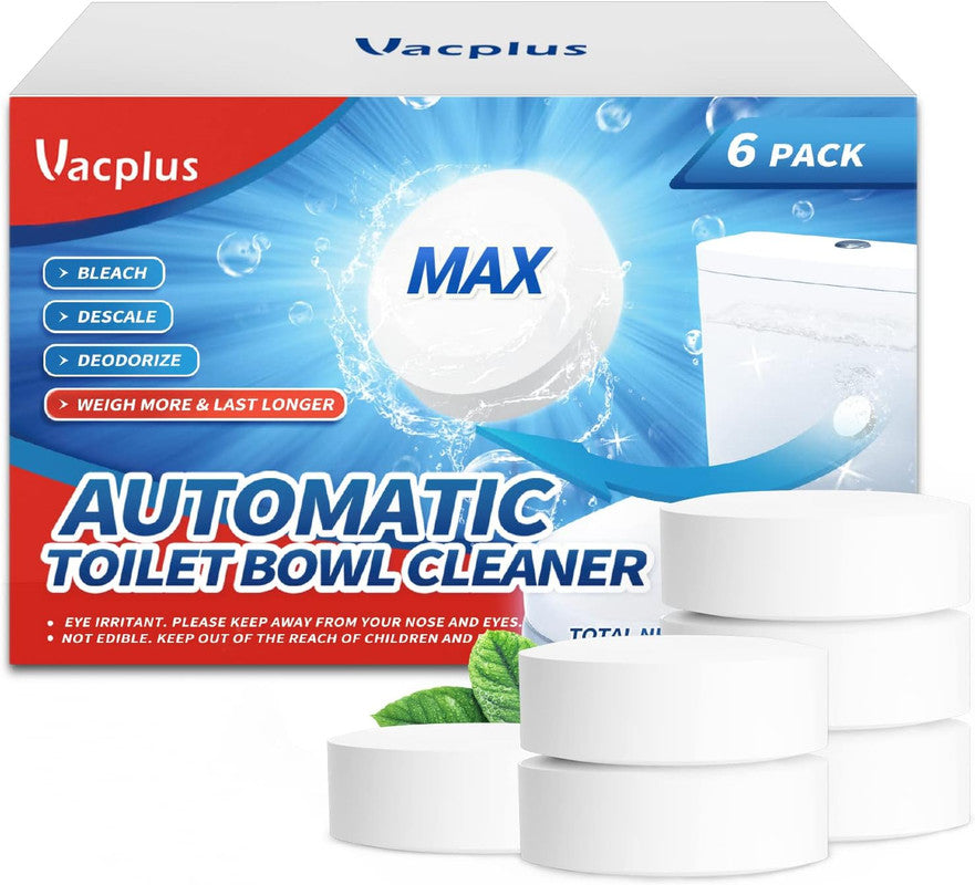 Vacplus MAX Automatic Toilet Bowl Cleaner Tablets – 6 Pack