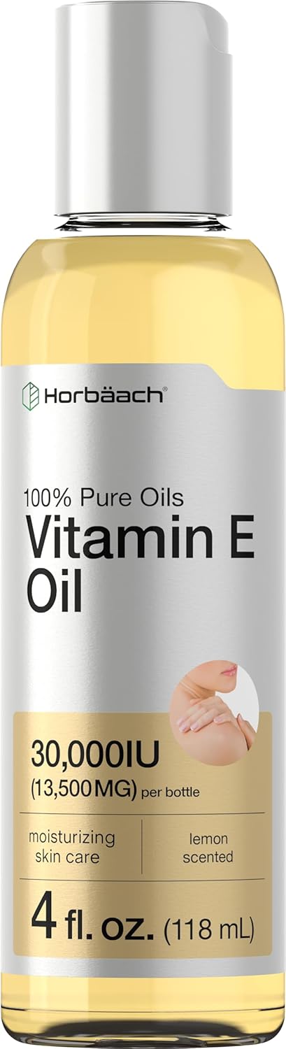 Horbaach Natural Vitamin E Oil – 30000IU
