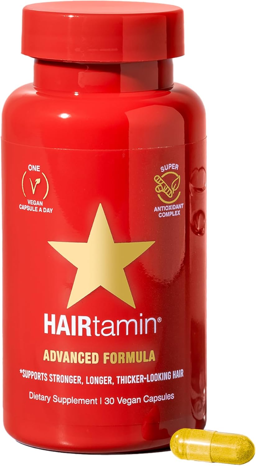 ‎Brunson Hairtamin Healthy Hair Growth Vitamins - Biotin Hair Growth Supplement - 30 Capsules