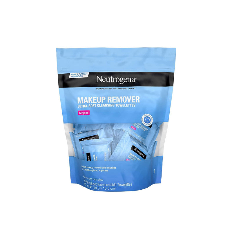 Neutrogena Makeup Remover Cleansing Towelette Singles 20 Count