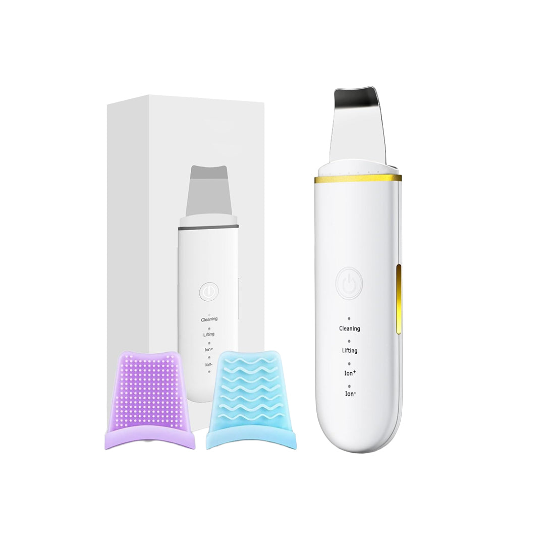 Beauenty Ultrasonic Skin Scrubber Face Spatula – White