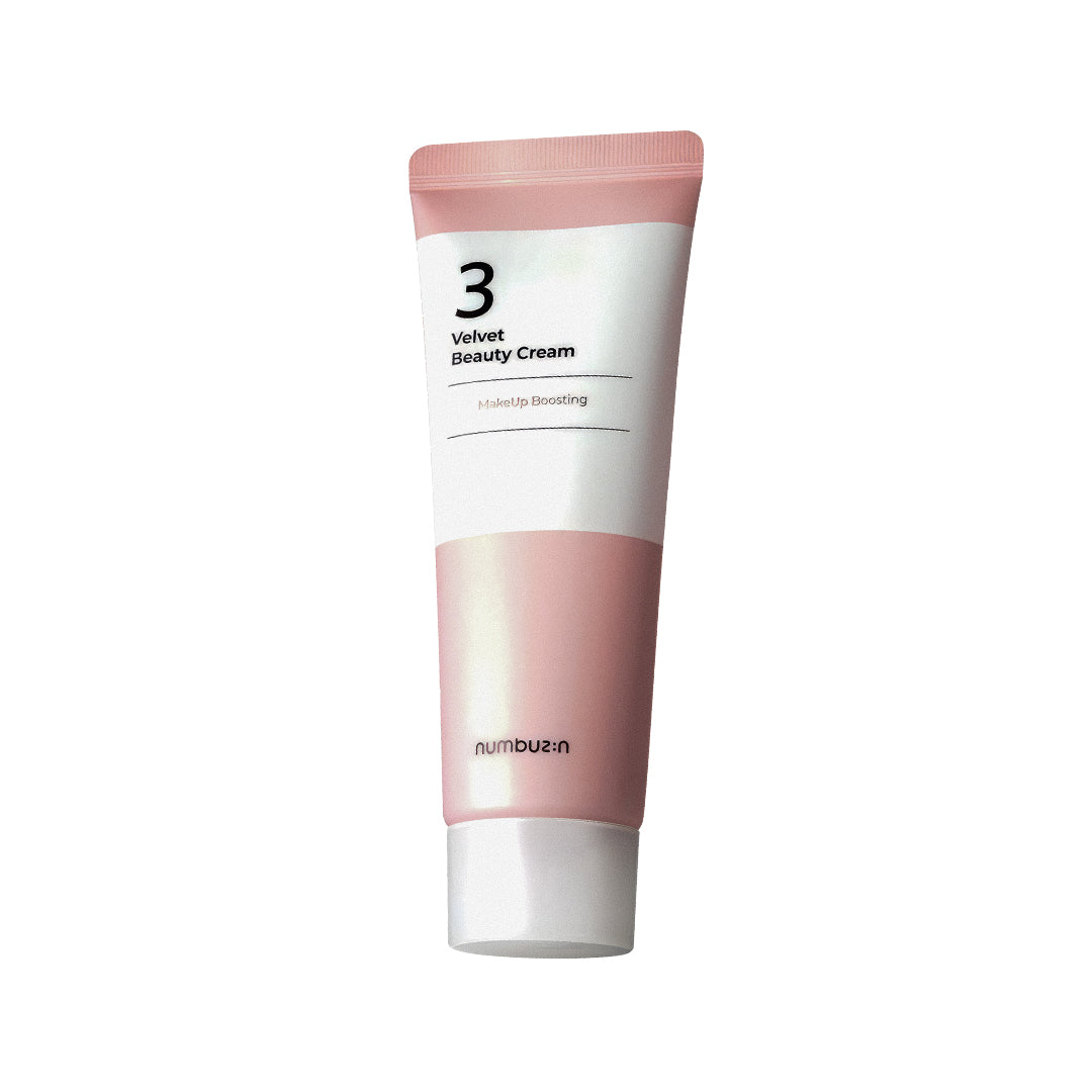 numbuzin No.3 Velvet Beauty Cream | Facial Makeup Primer, Textured Skin,