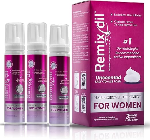 Remixdil Unscented Hair Regrowth Foam for Women