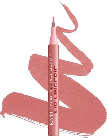 NYX Professional Makeup Lip Lingerie Lip Liner Stain, Seamless All Day Stain, Waterproof, Naughty Nude