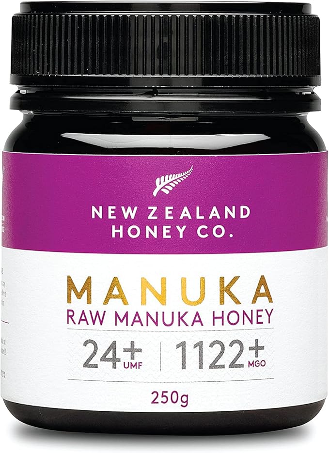 New Zealand Honey Co. Raw Manuka Honey UMF 24 | MGO 1122, 250g