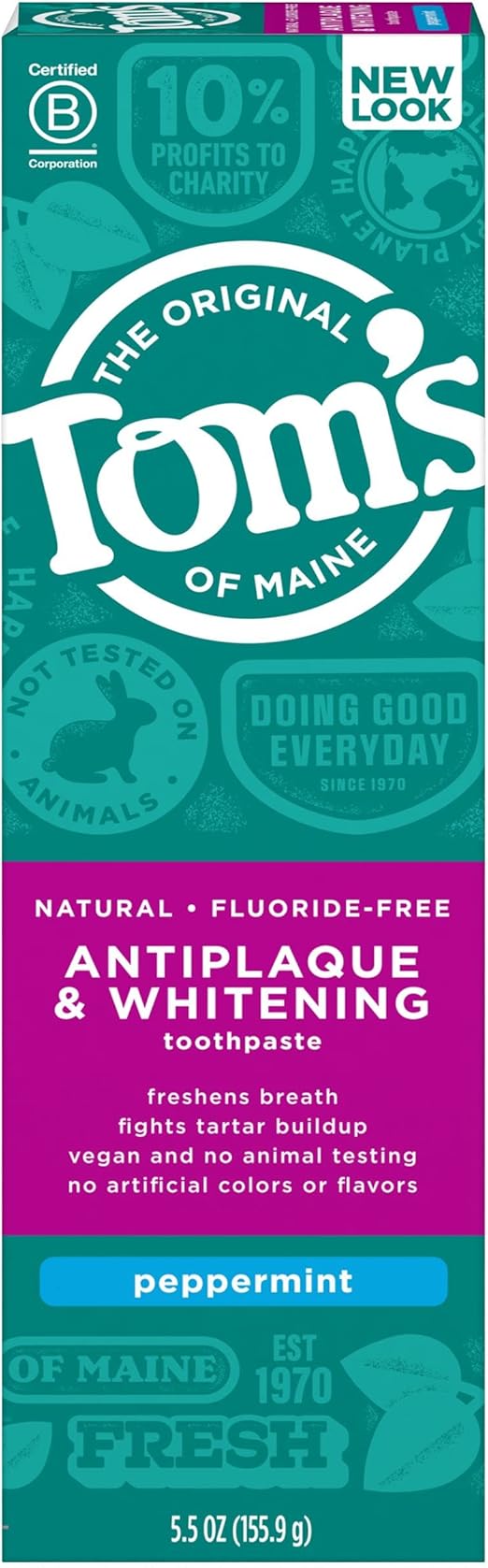 Tom’s of Maine Antiplaque & Whitening Toothpaste