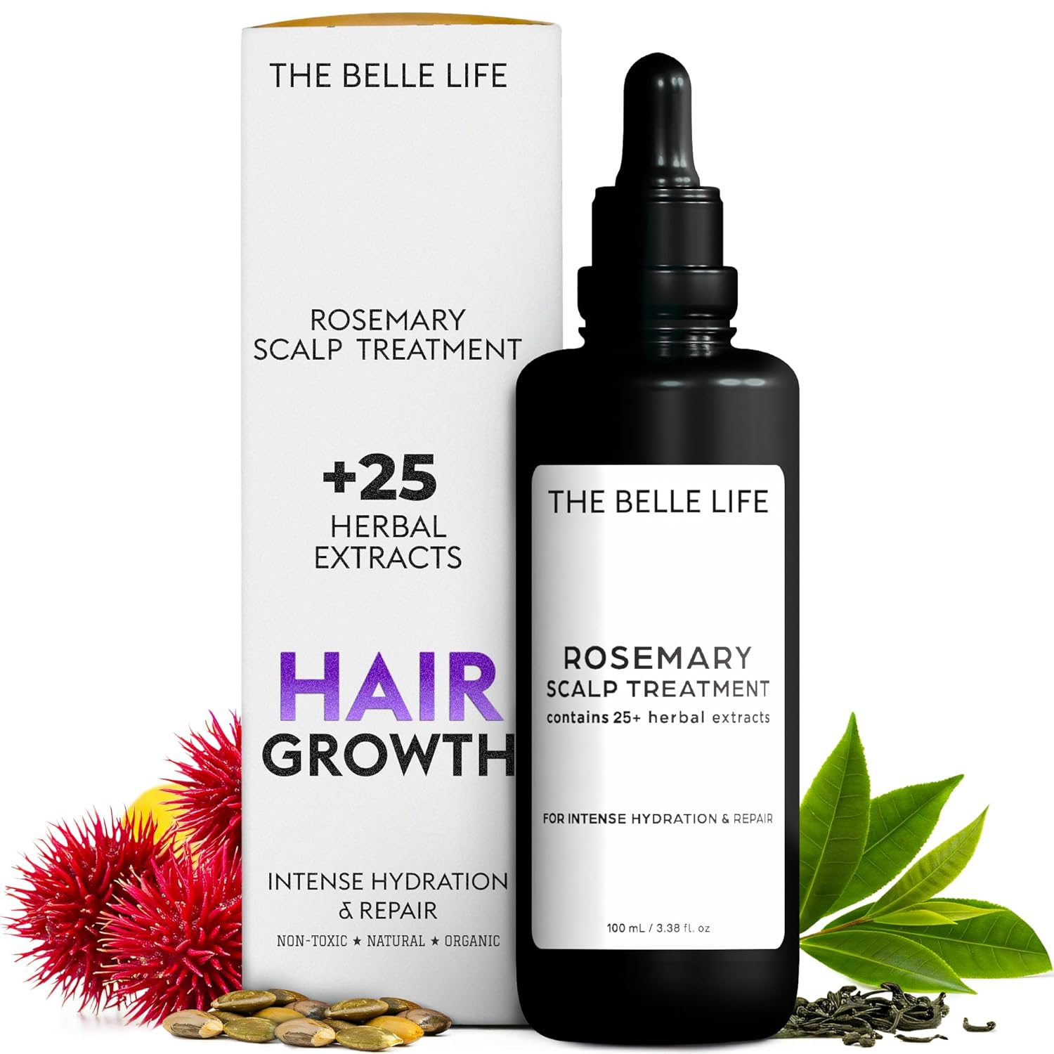The Belle Life Rosemary Scalp Treatment Hair Growth Oil 100ml