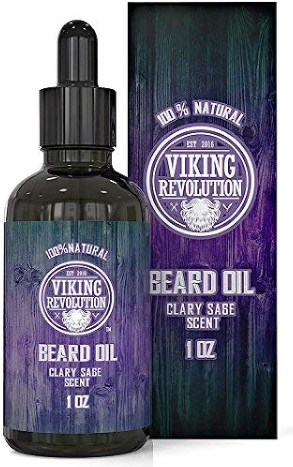 Viking Revolution Beard Oil – Clary Sage Scent
