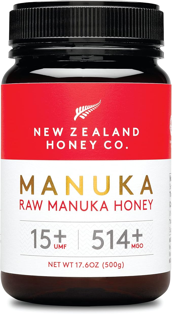 New Zealand Honey Co. Manuka Honey MGO 514+ / UMF 15+ | Active and raw | Made in New Zealand | 500g