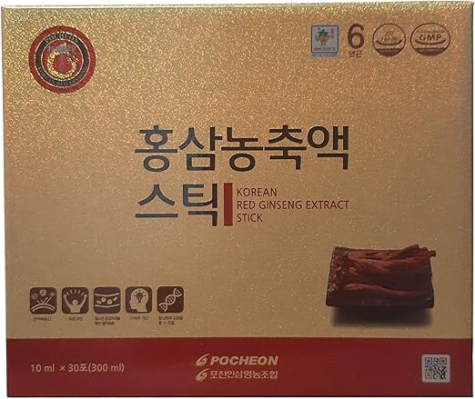 Pocheon – Korean Red Ginseng Extract Stick (10ml x 30 Sticks)