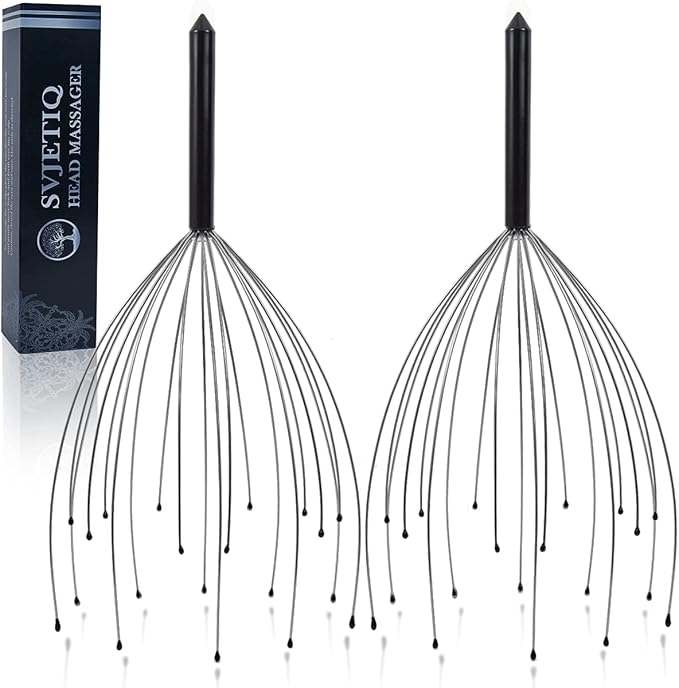 SVJETIQ Head Massager – 2 Pack Scalp Relaxation Tool