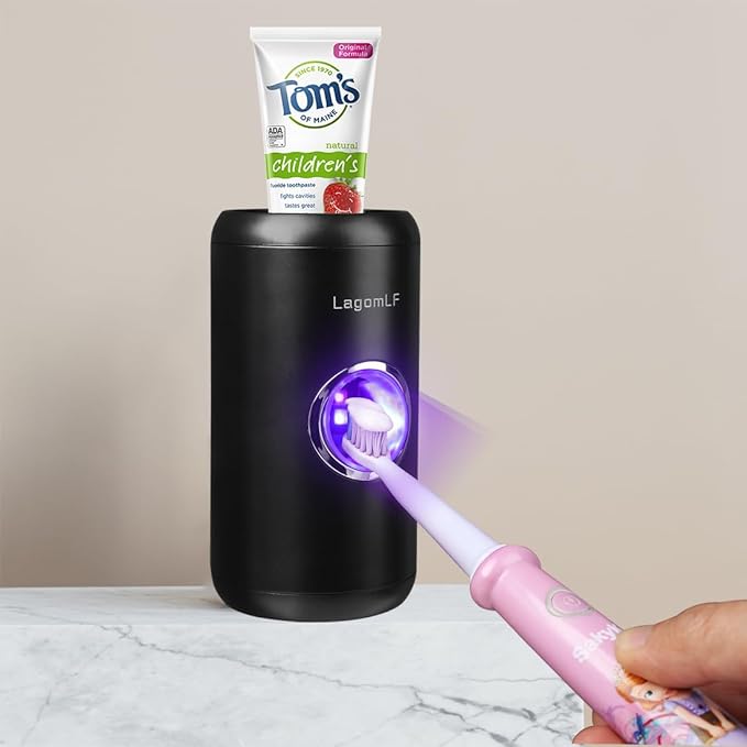LagomLF Toothbrush UV Sterilizer & Toothpaste Dispenser