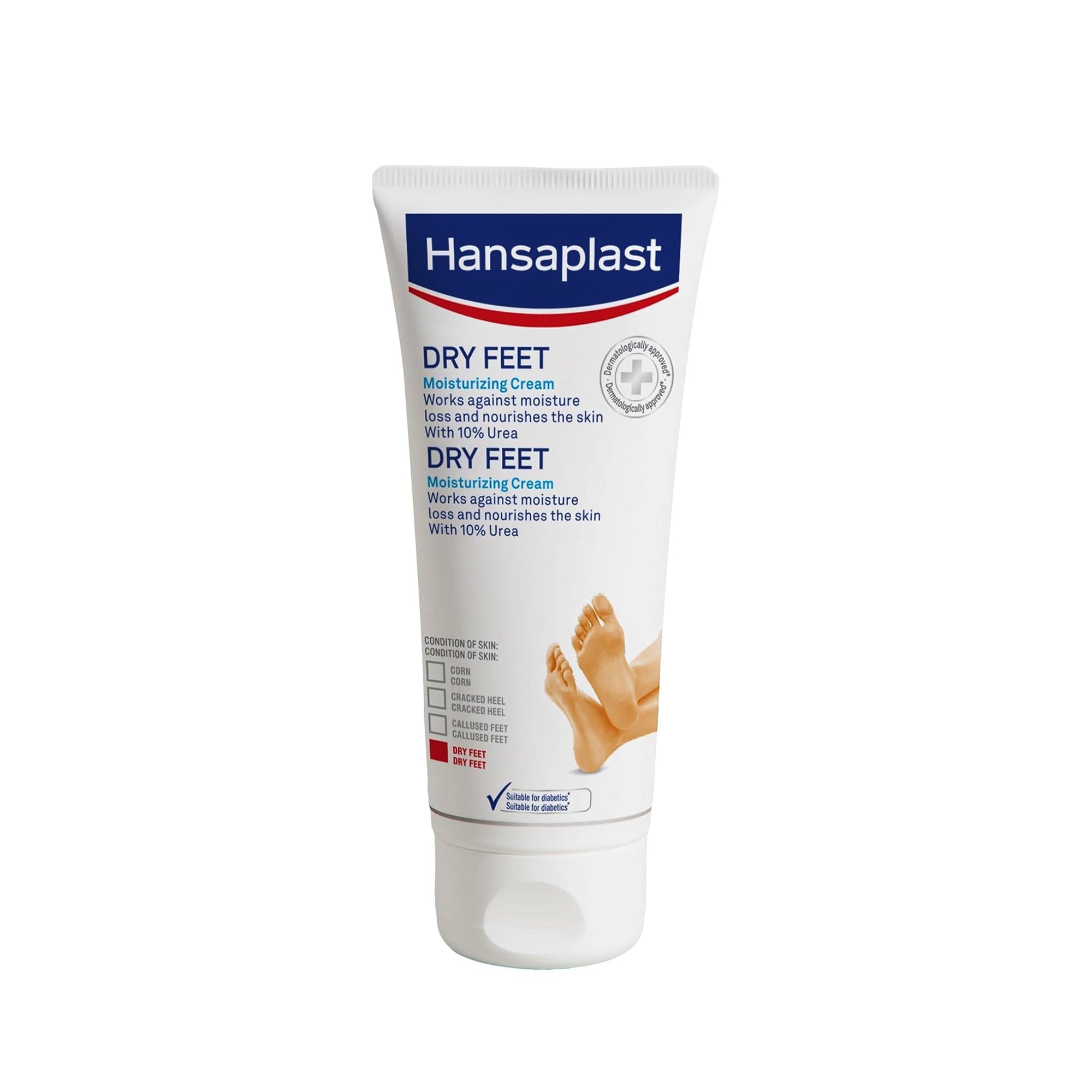 Hansaplast – Dry Feet Moisturizing Cream with 10% Urea (100ml)