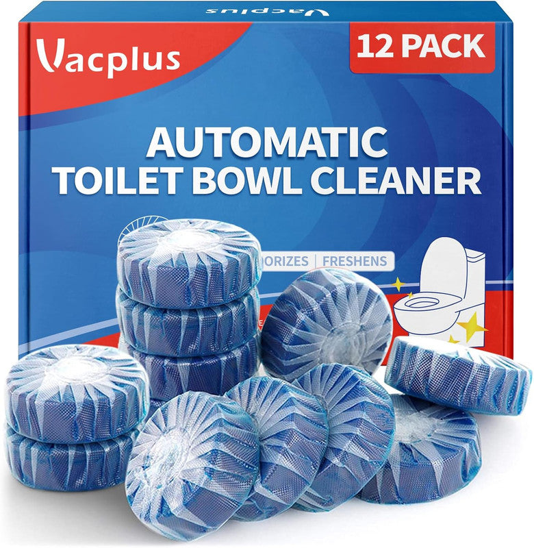 Vacplus Automatic Toilet Bowl Cleaner Tablets – 12 Pack