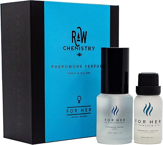 RawChemistry Pheromone Perfume for Her – Spray & Oil Set