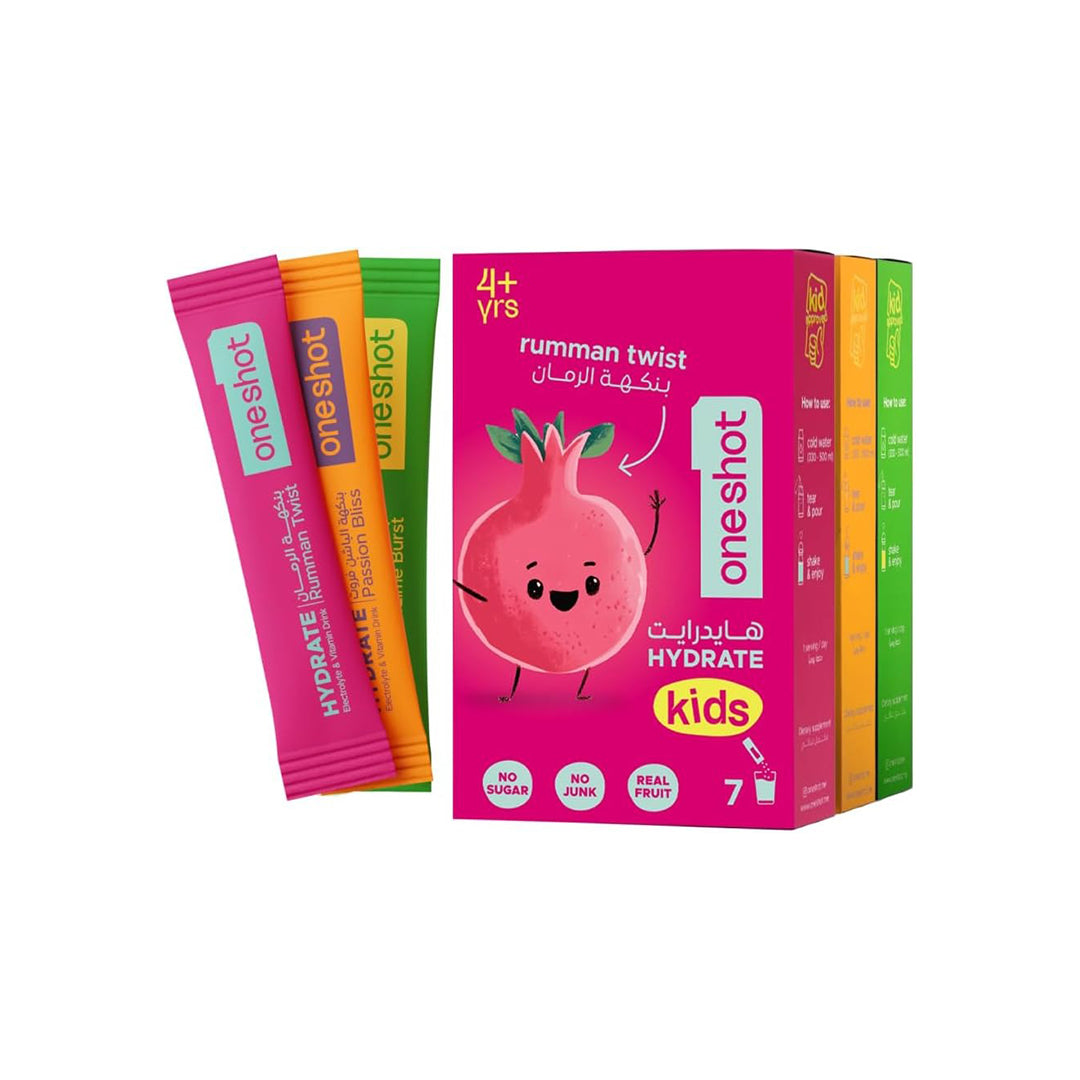 oneshot Kids Electrolyte Hydration Powder – Discovery Pack (21 Sticks)