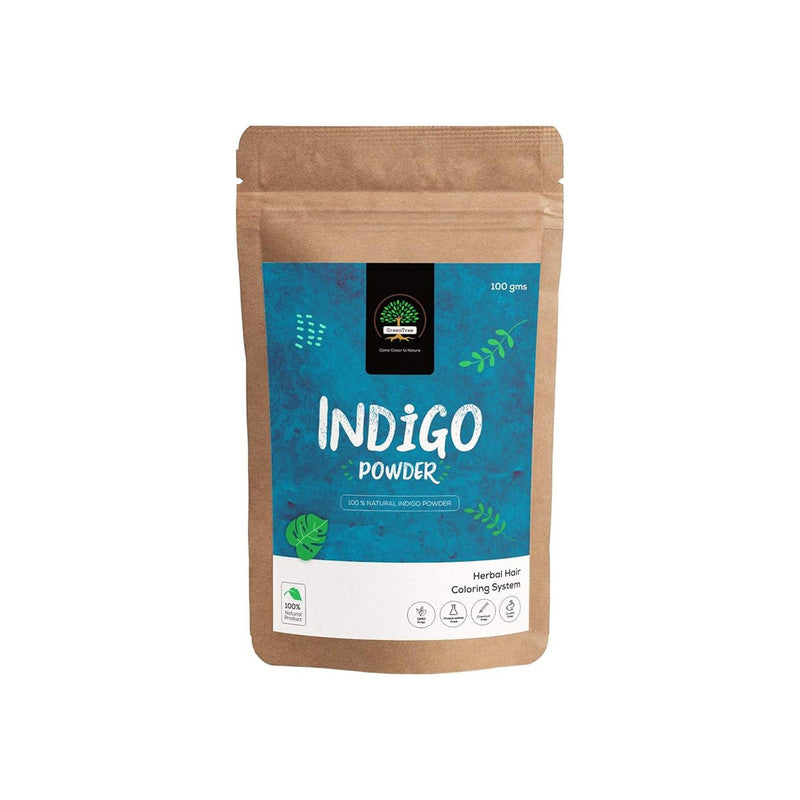 GreenTree Herbal Indigo Powder 100g Natural Hair Color