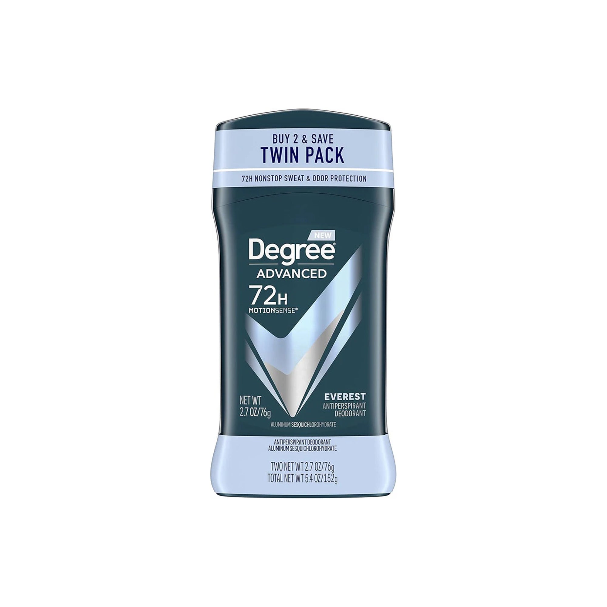 Degree Advanced 72H Antiperspirant Deodorant – Everest Twin Pack