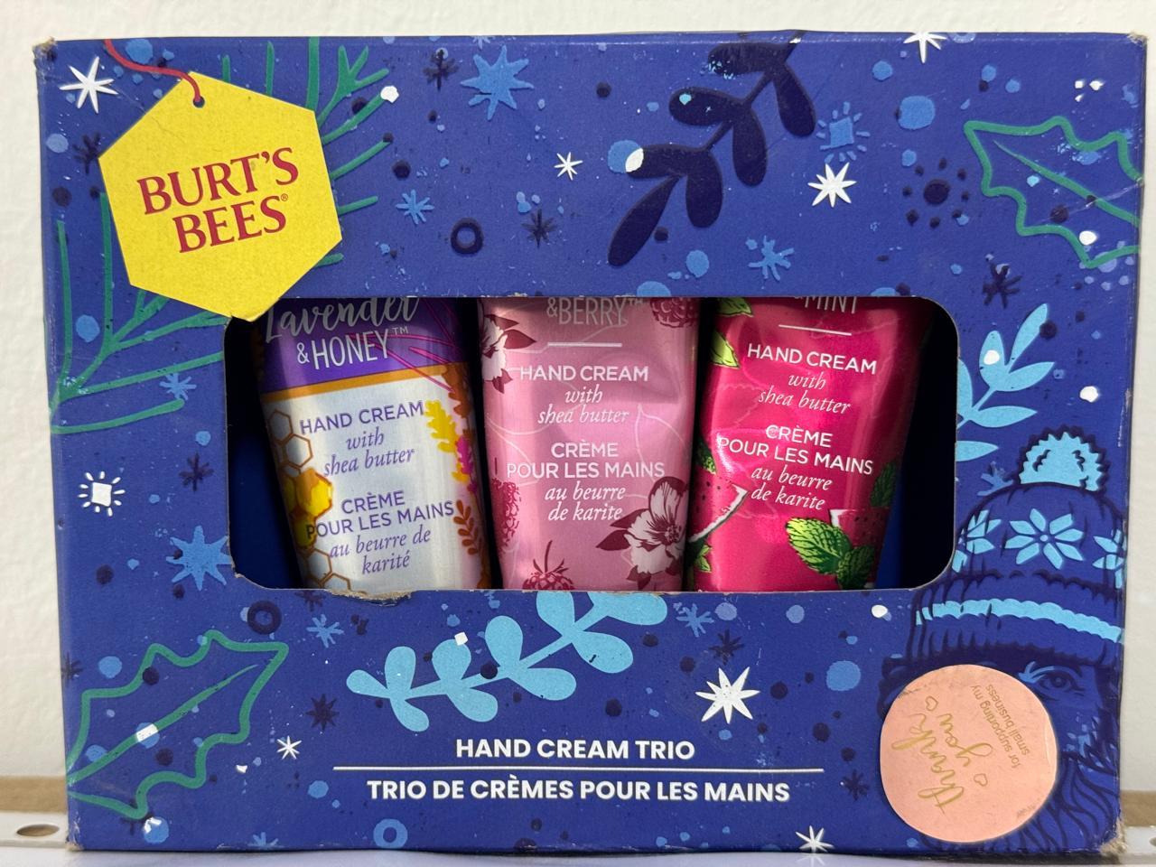 Burts Bees Hand Cream Trio Gift Set, 3 CT